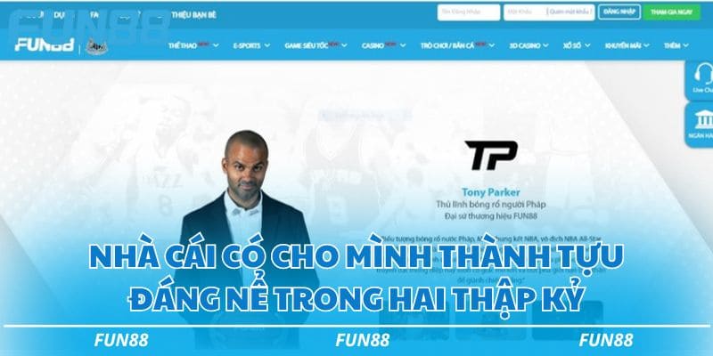 Thành tựu của nhà cái fun88